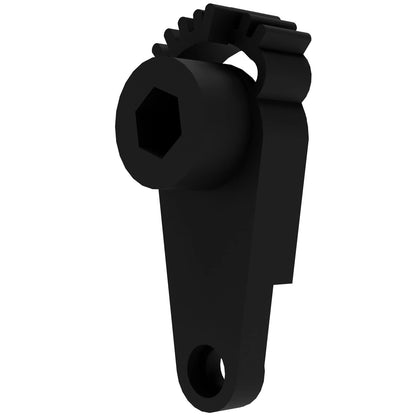 Commande de volet de ventilation passager Citroën C4 Picasso imprimée en 3D PETG noir