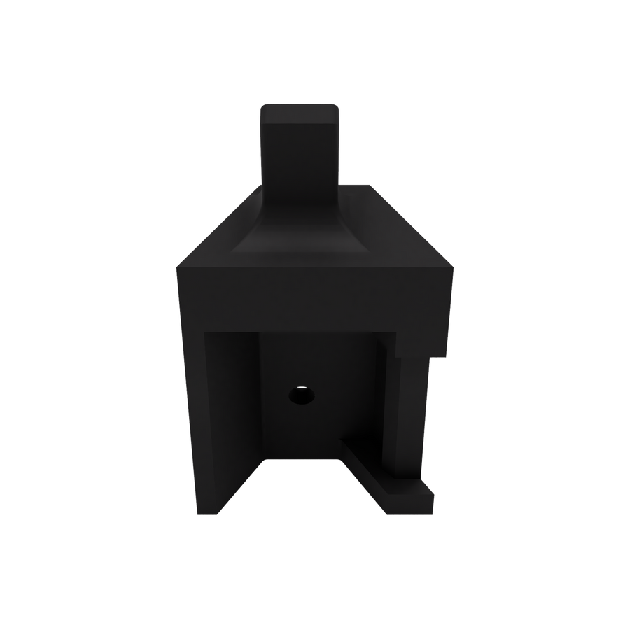 Embouts de support de plage arrière Renault Clio 4 Estate en PETG noir