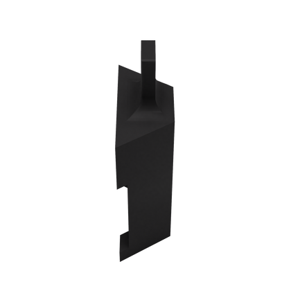 Embouts de support de plage arrière Renault Clio 4 Estate en PETG noir