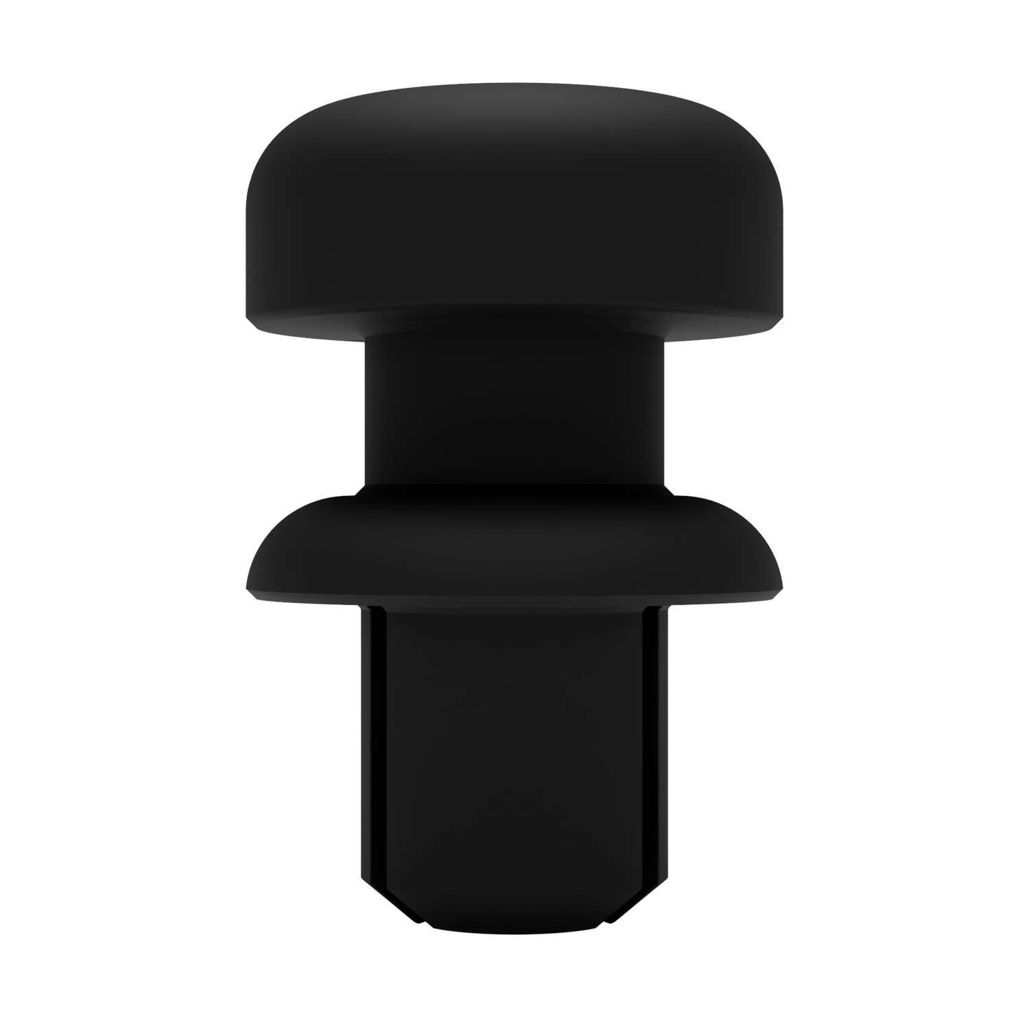 Clip de fixation de cordon de plage arrière Peugeot Citroën 699218 en PETG noir
