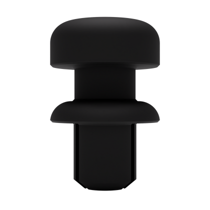 Clip de fixation de cordon de plage arrière Peugeot Citroën 699218 en PETG noir