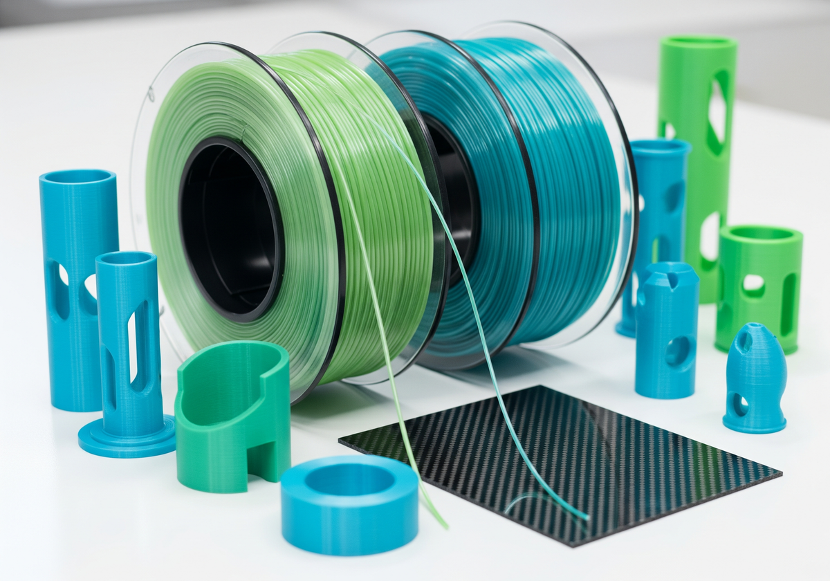 Matières PETG et pièces techniques